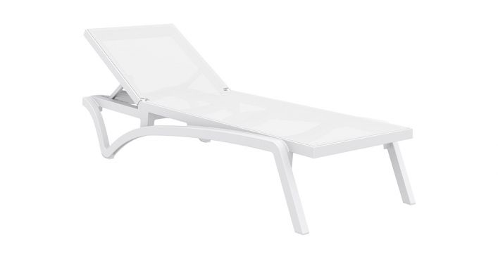 Mykonos Outdoor Deckchair Set of 2 White