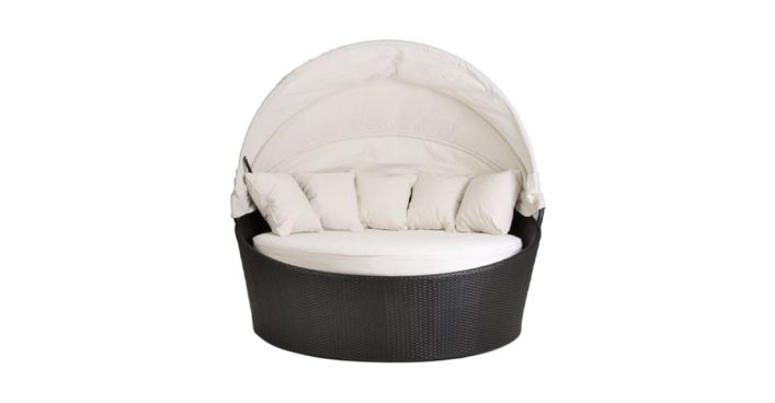 Love Seat Outdoor with Cap White